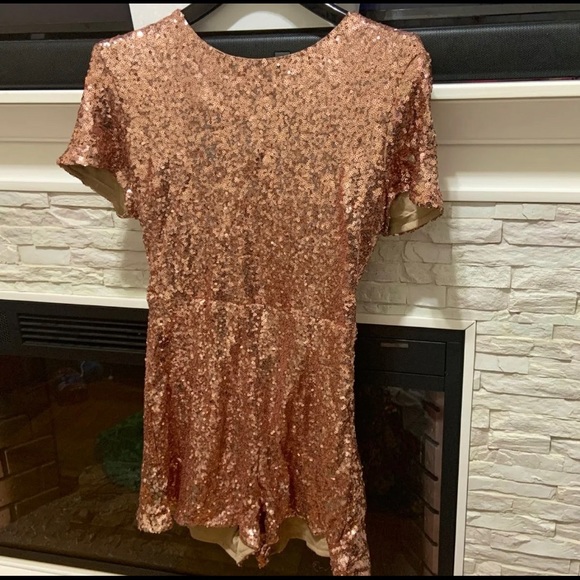 Fashion nova sequin romper dress - Picture 3 of 4